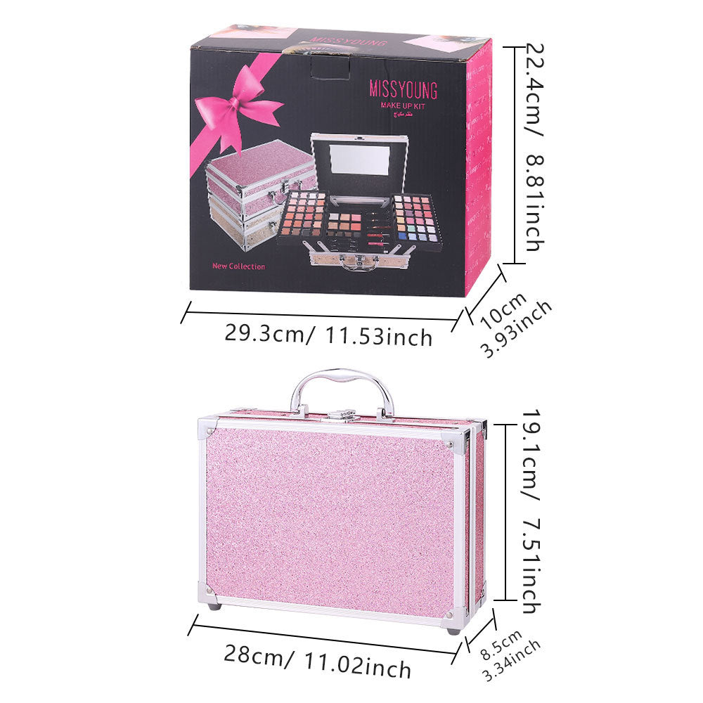 New Makeup Case Multi-Color Natural Eye Shadow Blush Lipstick All-in-One Portable Makeup Tools Makeup
