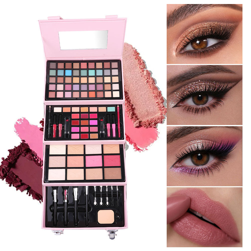 Makeup Matte Blush Thin and Glittering Eye Shadow Kit Repair Lipstick Multifunctional Makeup Palette Makeup Set
