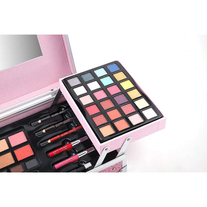 New Makeup Case Multi-Color Natural Eye Shadow Blush Lipstick All-in-One Portable Makeup Tools Makeup