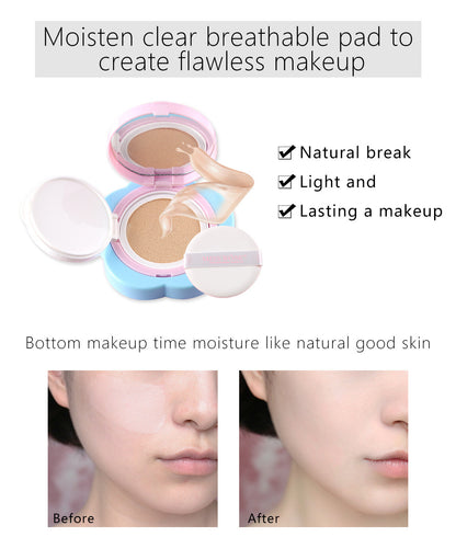 Air Cushion BB Pink Rotating Large Plum Blossom Coin Makeup Palette Eye Shadow Plate Multifunctional Makeup Set