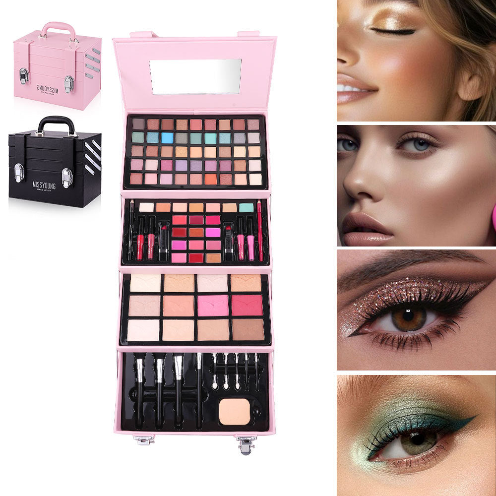 Makeup Matte Blush Thin and Glittering Eye Shadow Kit Repair Lipstick Multifunctional Makeup Palette Makeup Set