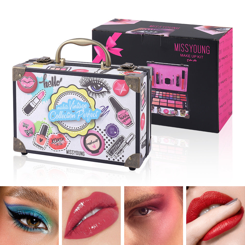 Suit Makeup Palette Stage Makeup Cosmetics Lipstick Eye Shadow Blush Combination Makeup Set Suit in Stock