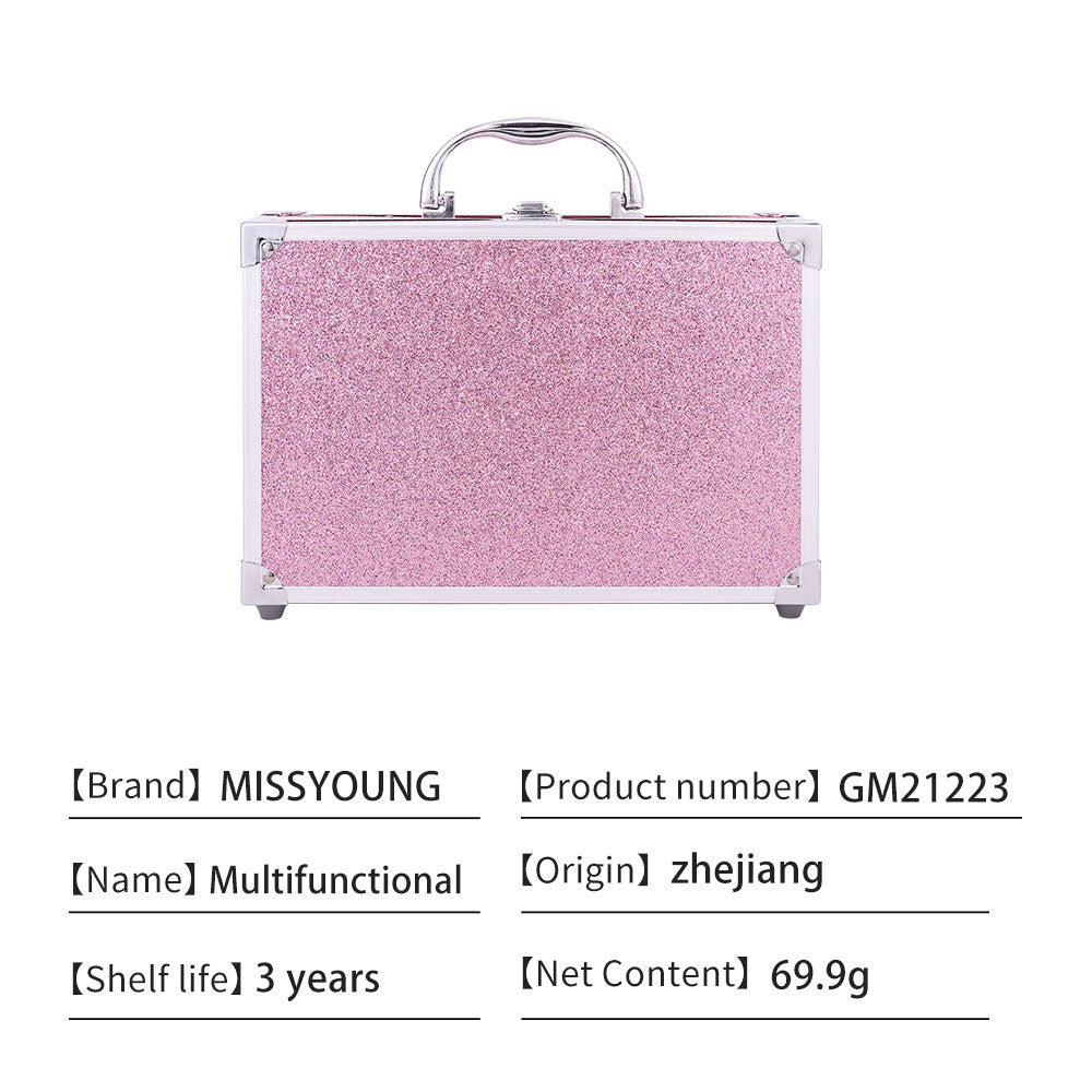 New Makeup Case Multi-Color Natural Eye Shadow Blush Lipstick All-in-One Portable Makeup Tools Makeup