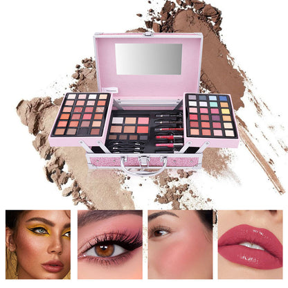 New Makeup Case Multi-Color Natural Eye Shadow Blush Lipstick All-in-One Portable Makeup Tools Makeup