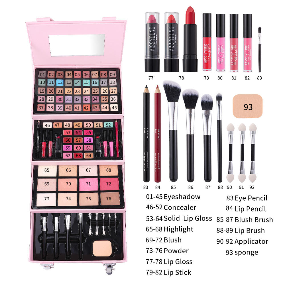Makeup Matte Blush Thin and Glittering Eye Shadow Kit Repair Lipstick Multifunctional Makeup Palette Makeup Set
