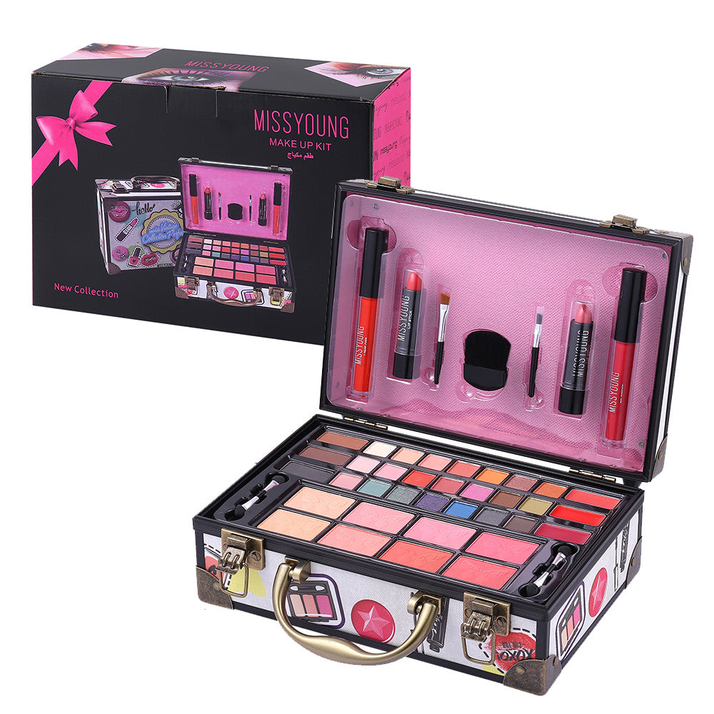 Suit Makeup Palette Stage Makeup Cosmetics Lipstick Eye Shadow Blush Combination Makeup Set Suit in Stock