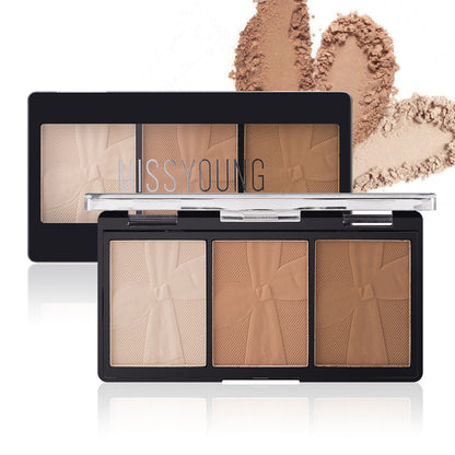 Bronzing Powder Integrated Multifunctional Cosmetic Case Lipstick Eyebrow Pencil Eye Shadow Combination Suit Makeup