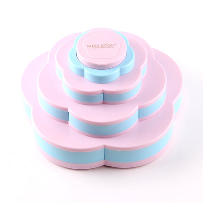 Air Cushion BB Pink Rotating Large Plum Blossom Coin Makeup Palette Eye Shadow Plate Multifunctional Makeup Set