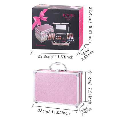 New Makeup Case Multi-Color Natural Eye Shadow Blush Lipstick All-in-One Portable Makeup Tools Makeup