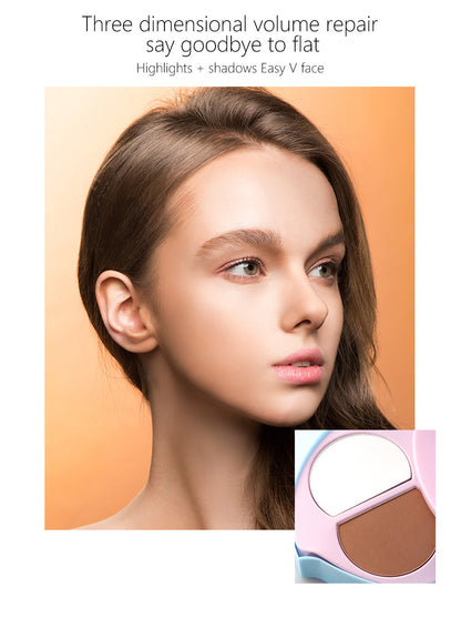 Air Cushion BB Pink Rotating Large Plum Blossom Coin Makeup Palette Eye Shadow Plate Multifunctional Makeup Set