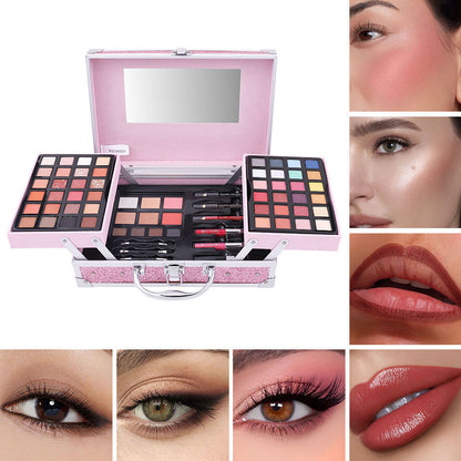 New Makeup Case Multi-Color Natural Eye Shadow Blush Lipstick All-in-One Portable Makeup Tools Makeup
