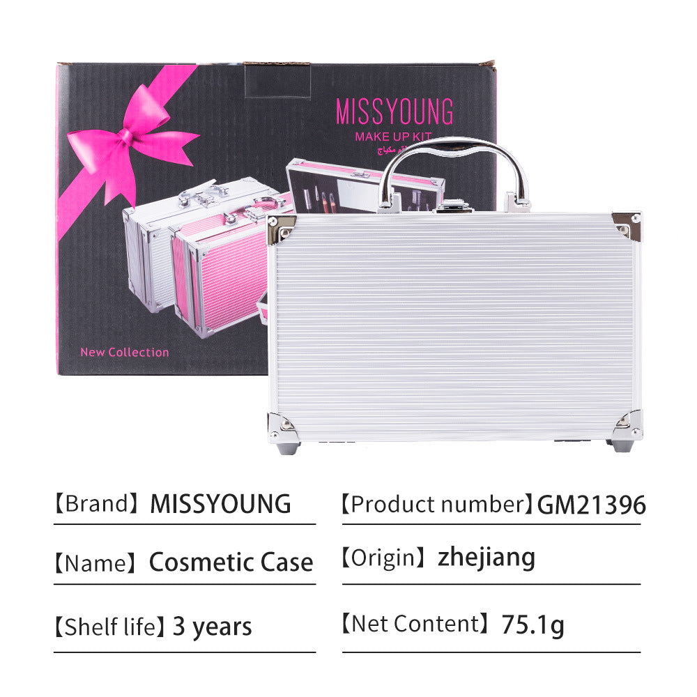 Makeup Combination Lipstick Blush Lip Liner European and American Matte Shimmer Eye Shadow Plate Suit Makeup Palette