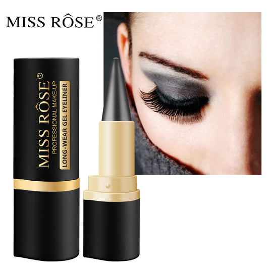 Waterproof Eyeliner Gel Eyeliner Matte Quick-Drying Eyeliner Pen Single-Head Rich Eyeliner Gel Pen