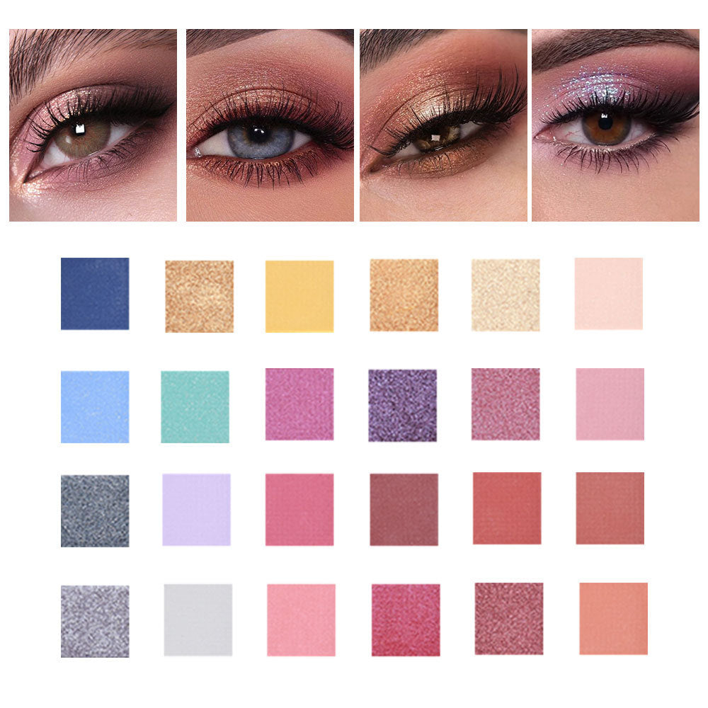 New Makeup Case Multi-Color Natural Eye Shadow Blush Lipstick All-in-One Portable Makeup Tools Makeup