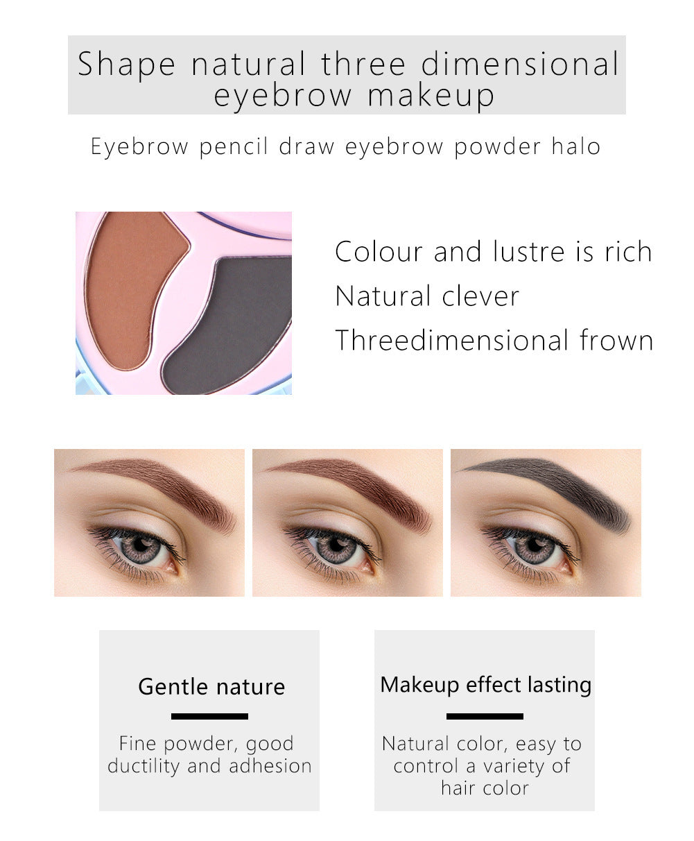 Air Cushion BB Pink Rotating Large Plum Blossom Coin Makeup Palette Eye Shadow Plate Multifunctional Makeup Set