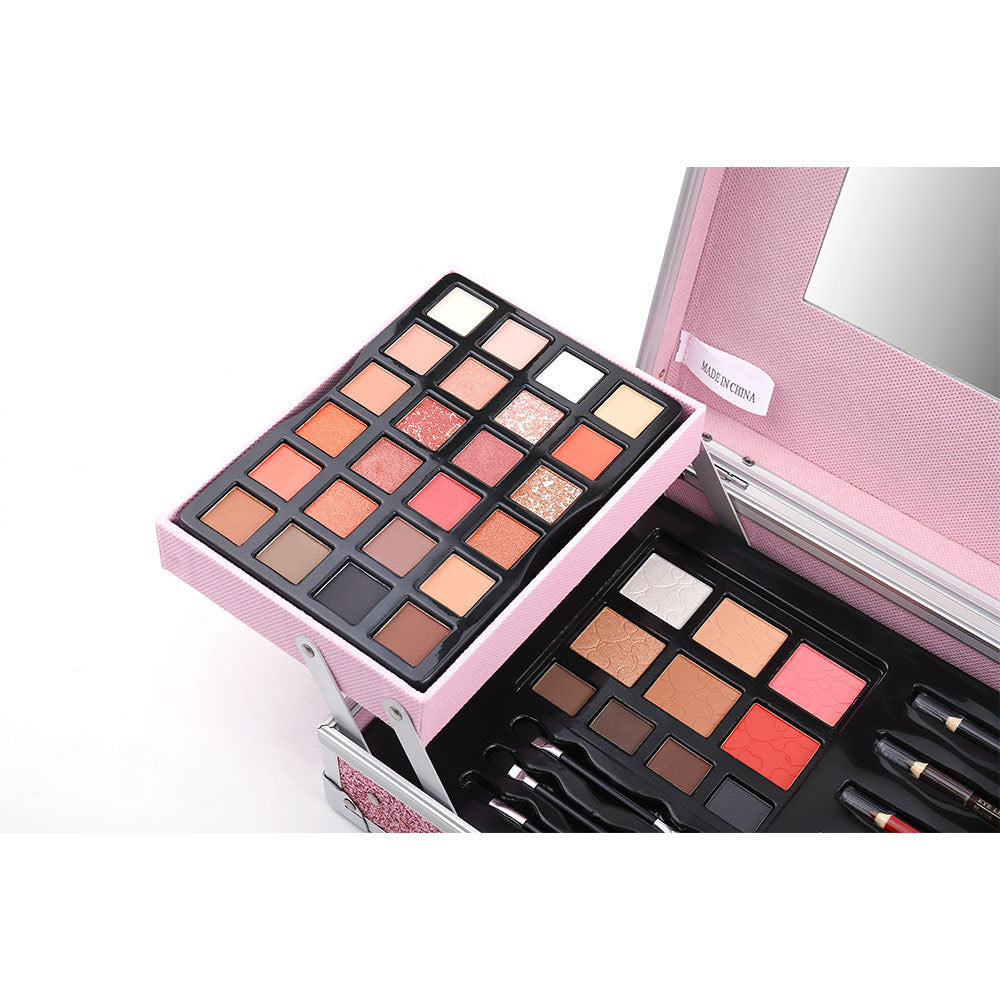 New Makeup Case Multi-Color Natural Eye Shadow Blush Lipstick All-in-One Portable Makeup Tools Makeup