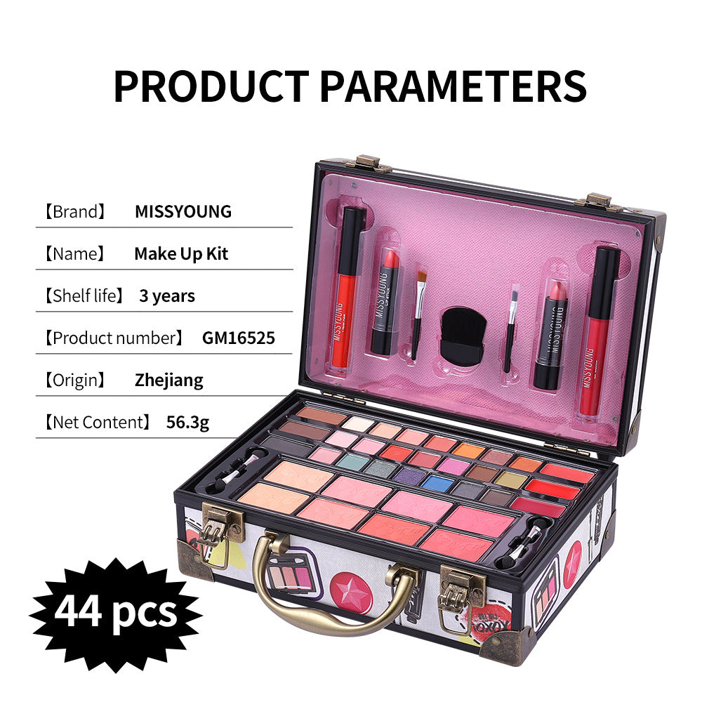 Suit Makeup Palette Stage Makeup Cosmetics Lipstick Eye Shadow Blush Combination Makeup Set Suit in Stock